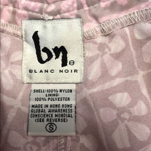 𝅺BLANC Noir Nylon Floral Swim Board Shorts Sz S - Picture 9 of 9